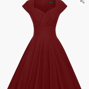 Vintage 50s style swing dress